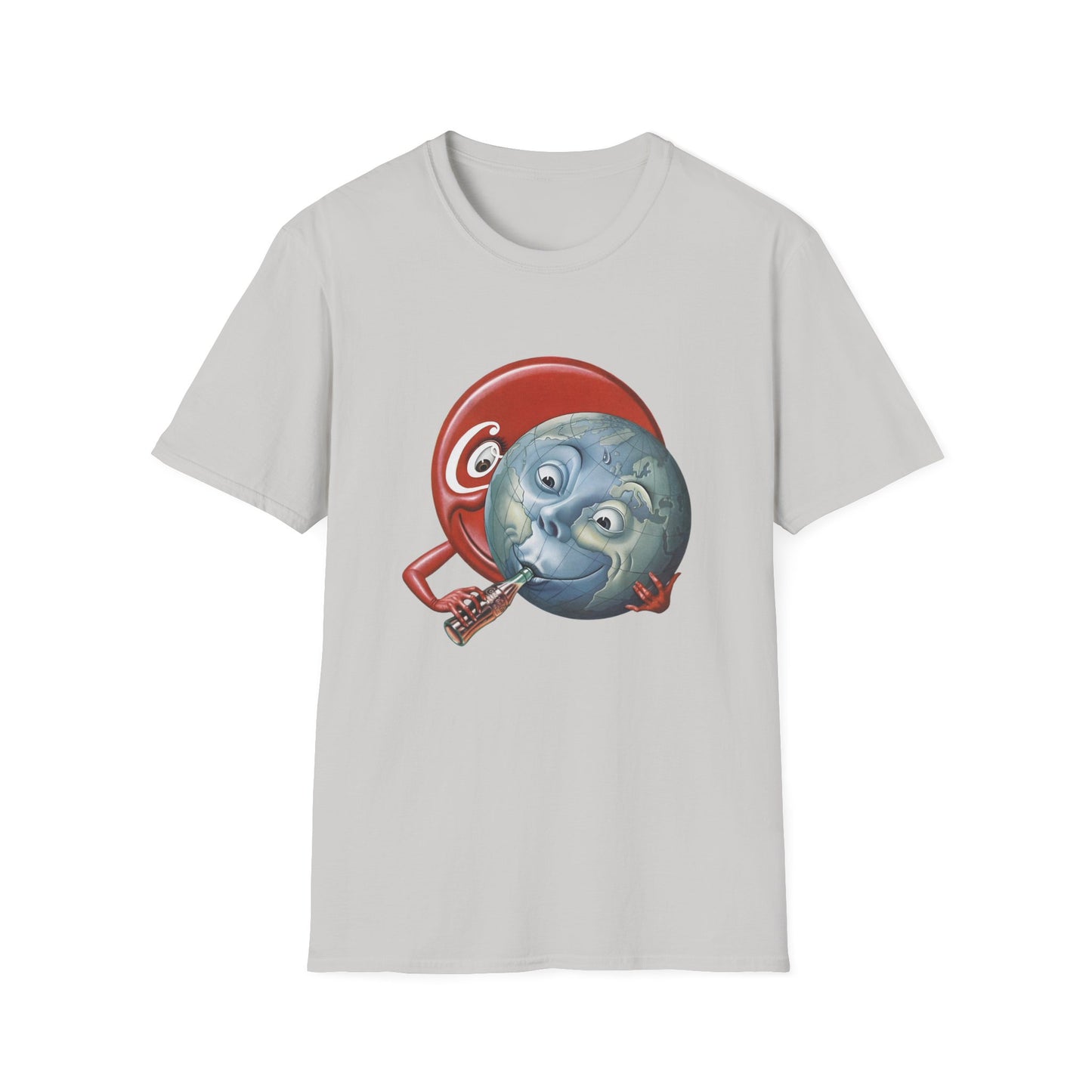 1950 world and friend coke suckling the earth by boris artzybasheff tshirt