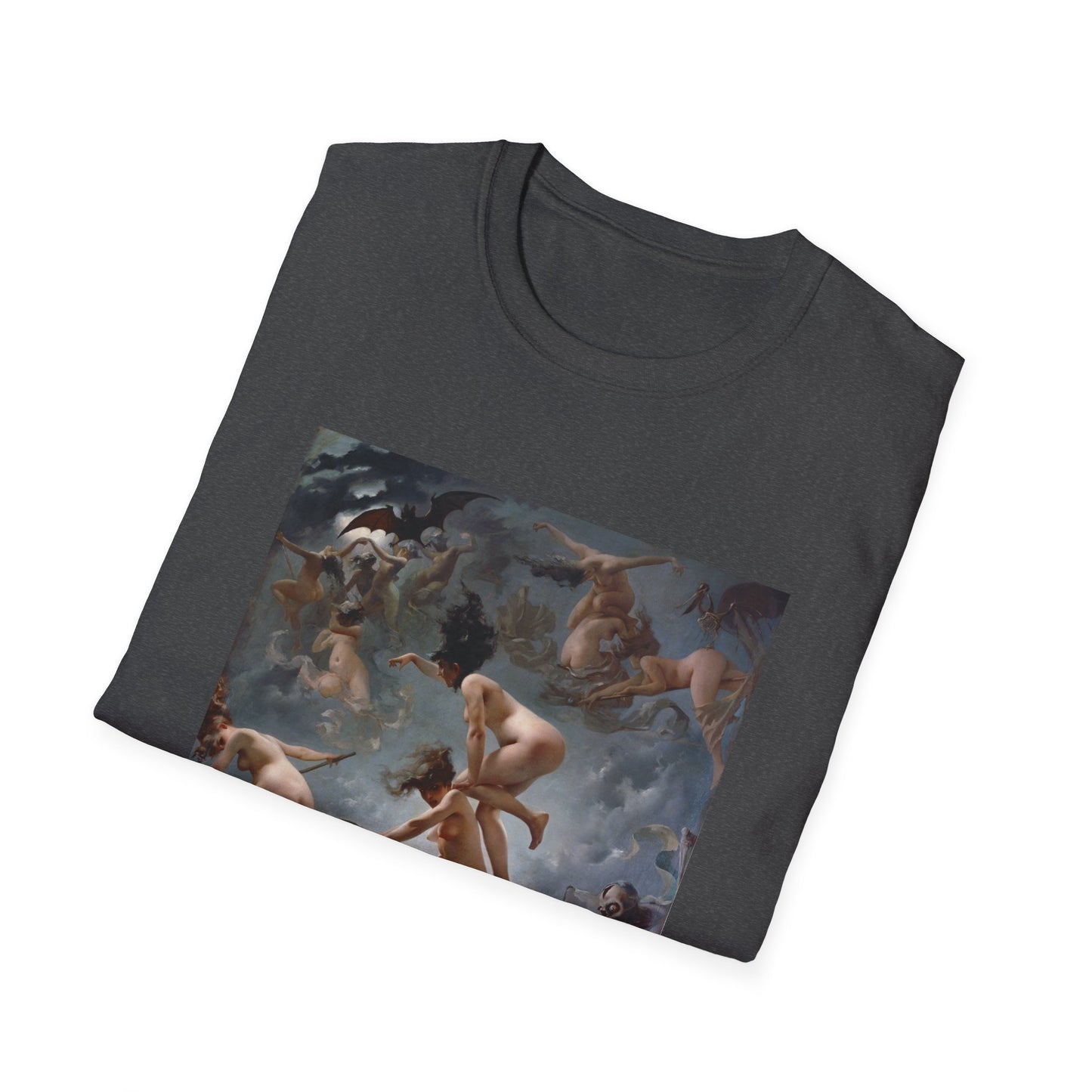1878 painting witches going to their sabbath by luis ricardo falero tshirt