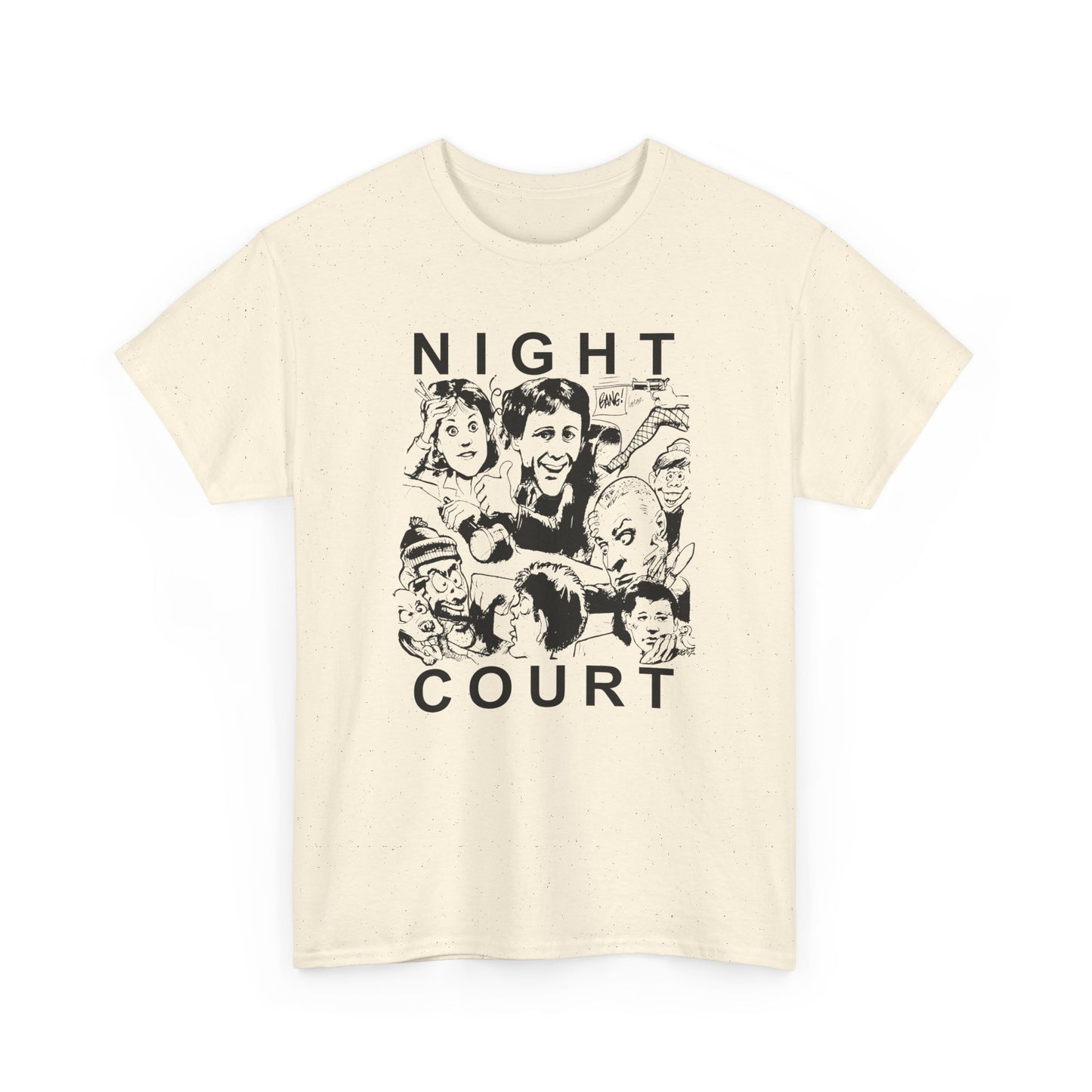 night court tv show newspaper art custom edit tshirt