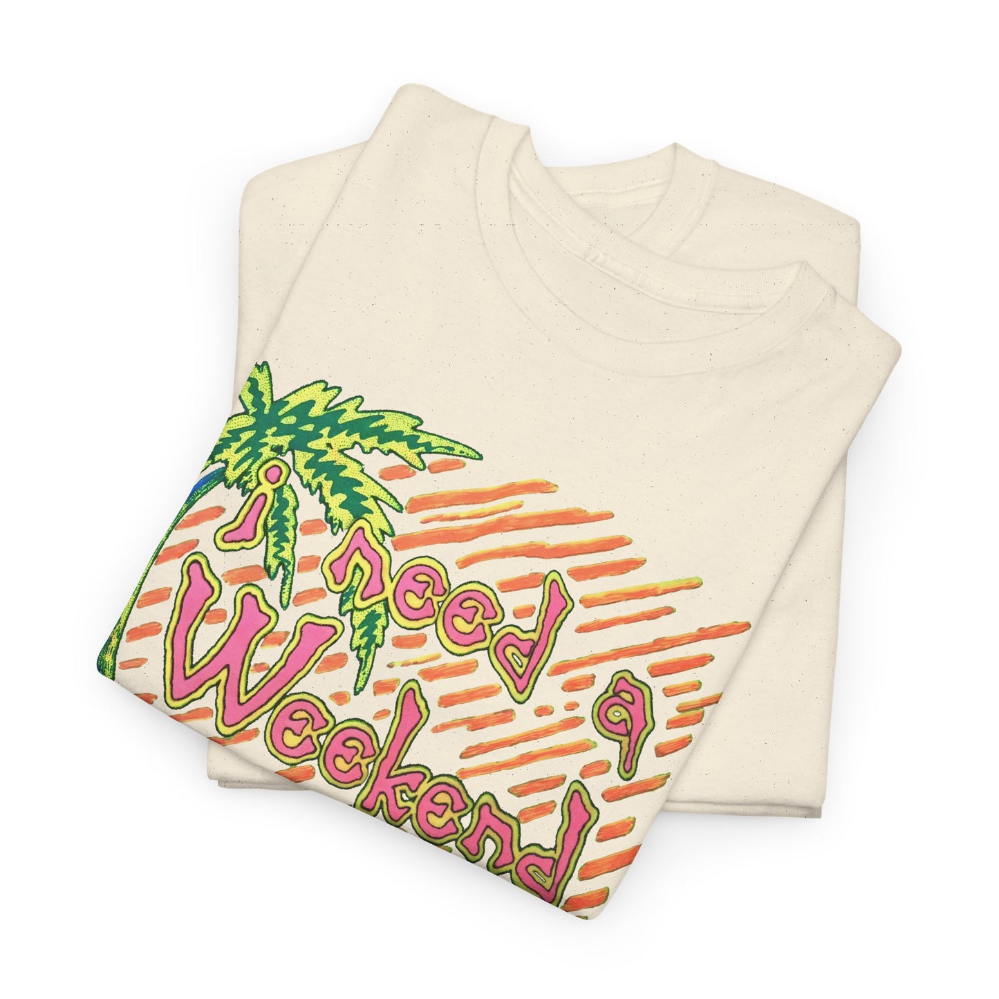 vintage 90s i need a weekend graphic custom reproduction tshirt