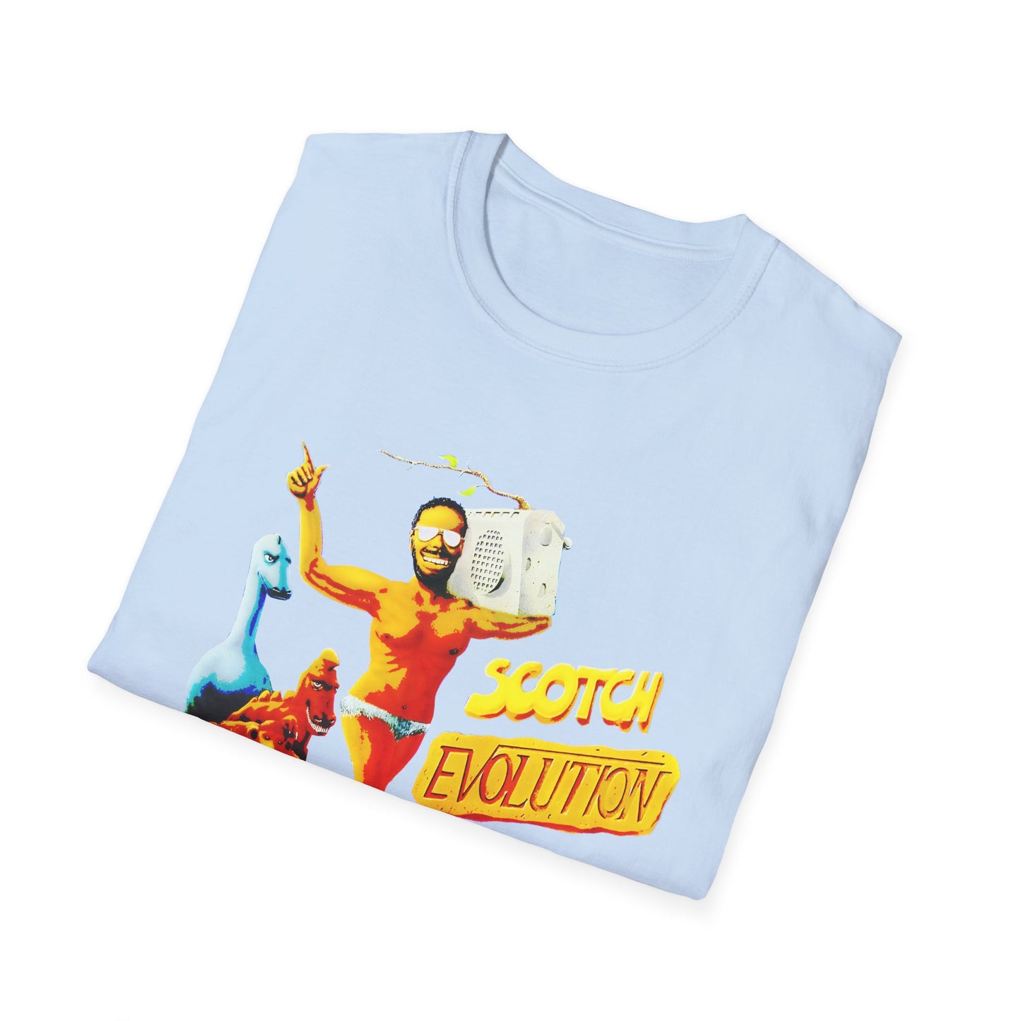 scotch evolution italo disco fan art tshirt