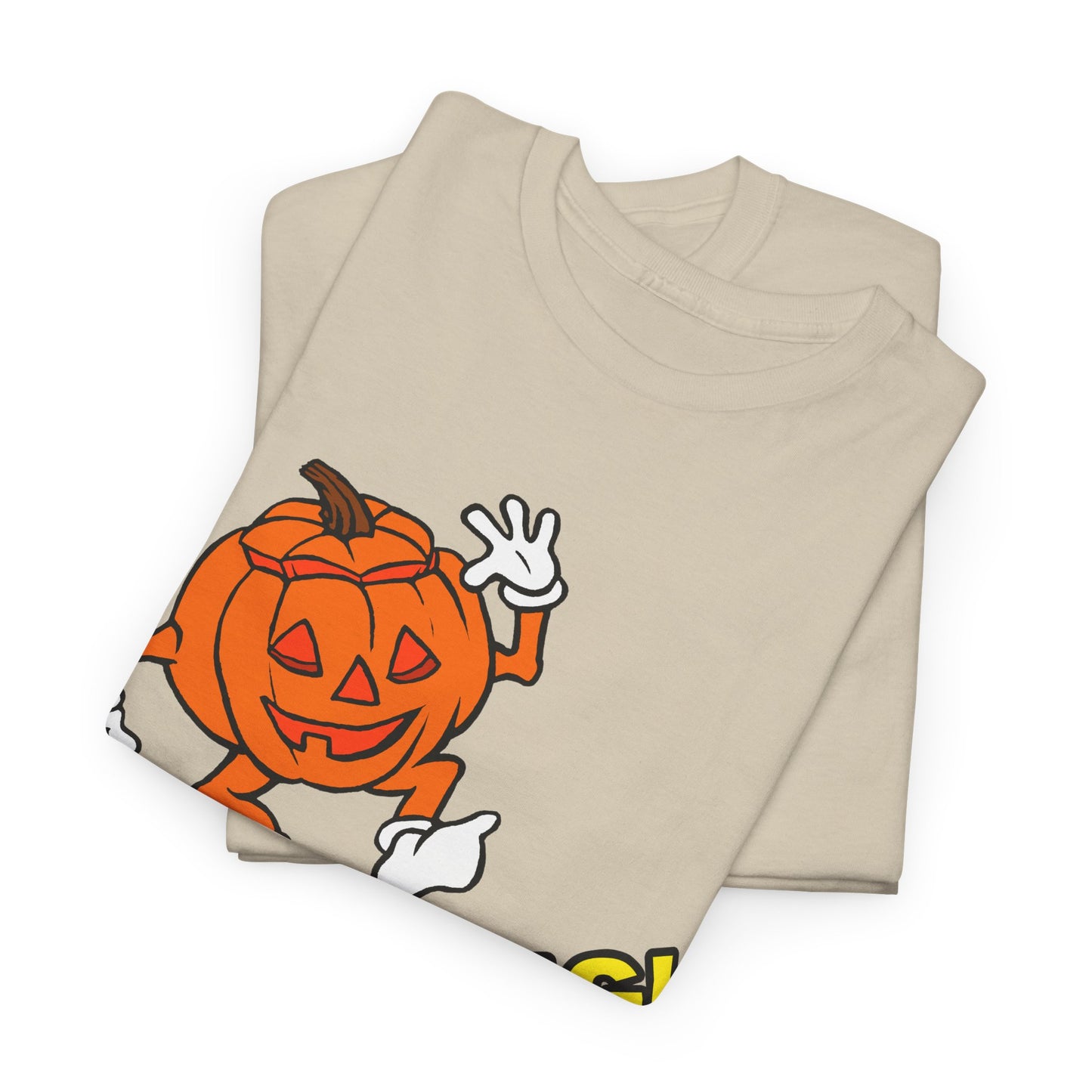 old tv commercial halloween pumpking guy not long custom reproduction tshirt