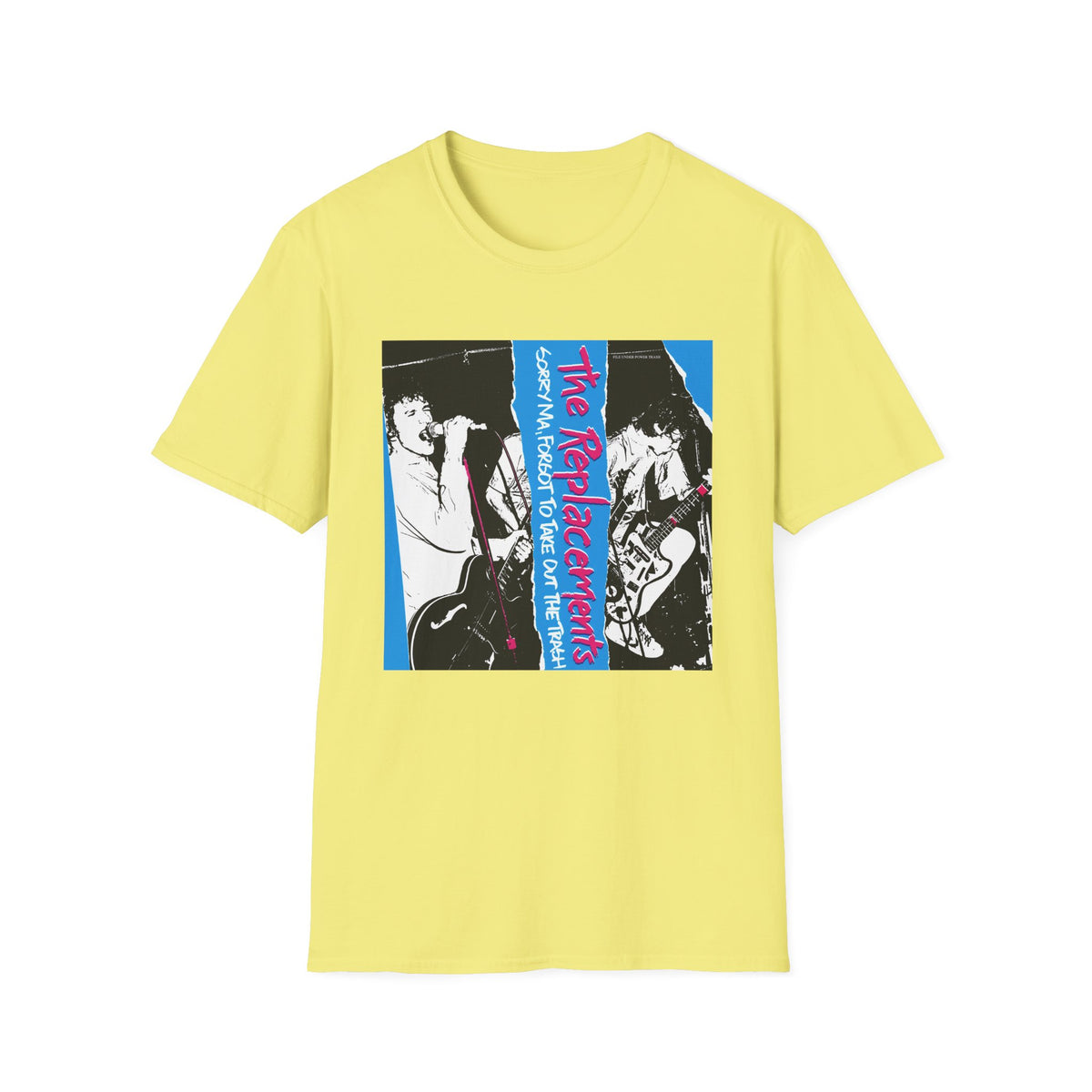 1981 replacements sorry ma, forgot to take out the trash album tshirt
