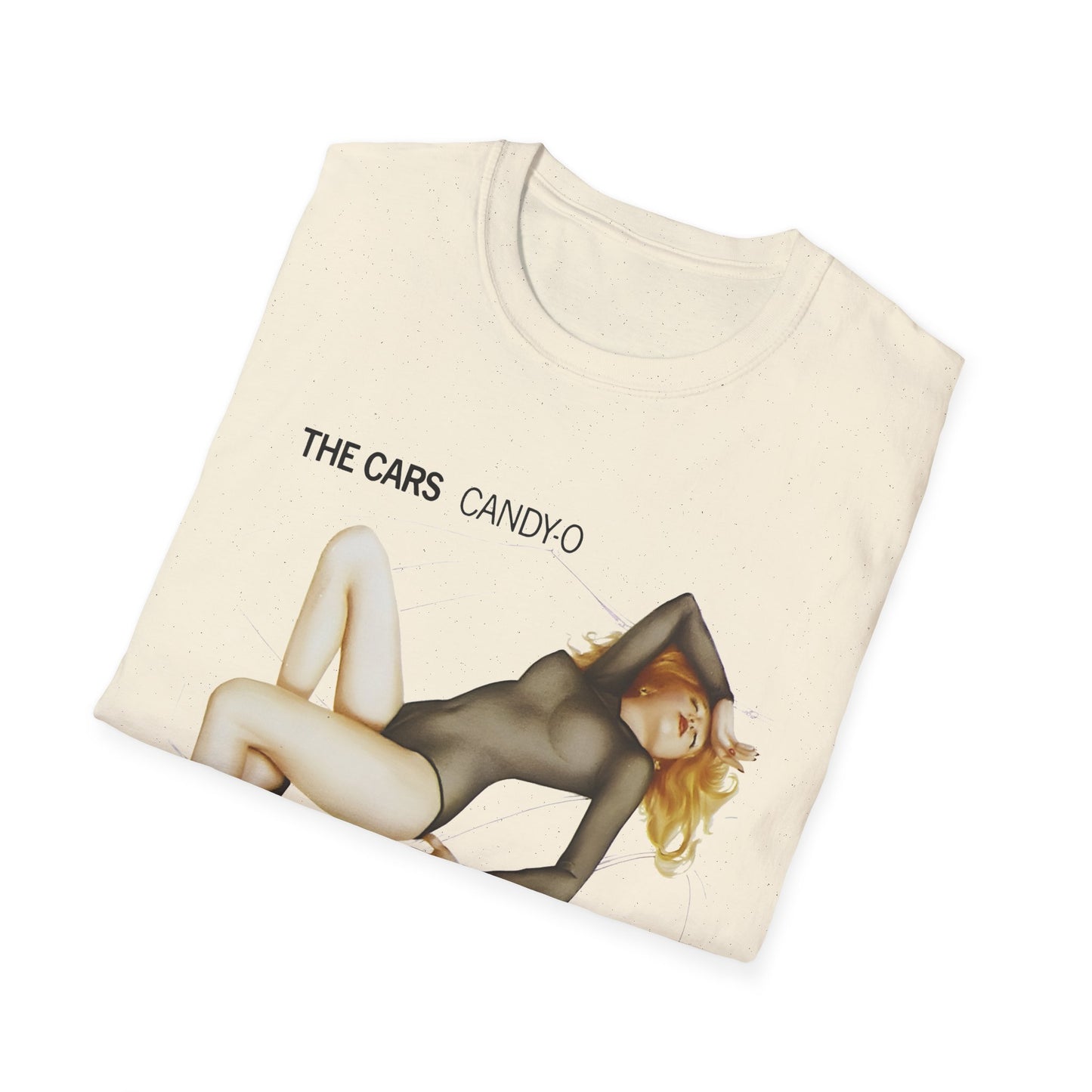 the cars candy-o 1979 album cover stretched graphic tshirt