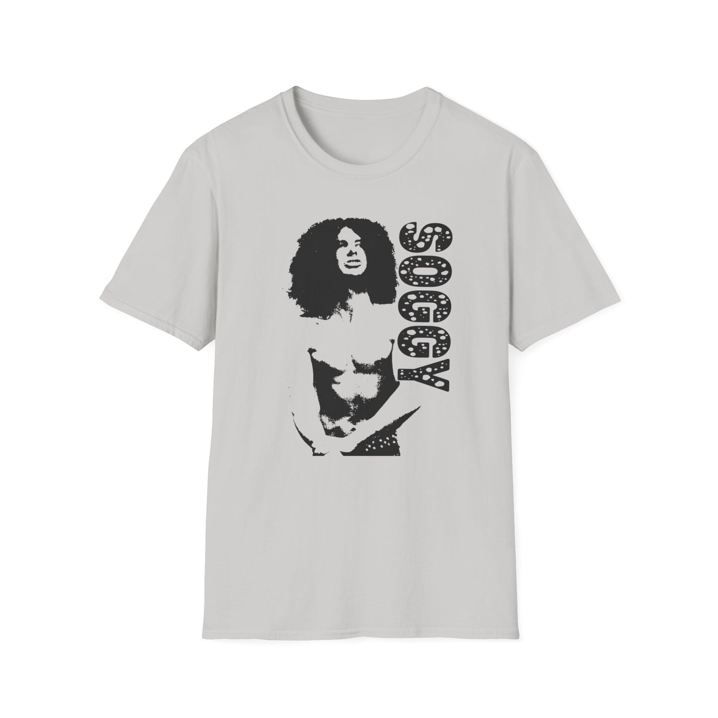 1980s french hard rock band soggy fan art tshirt