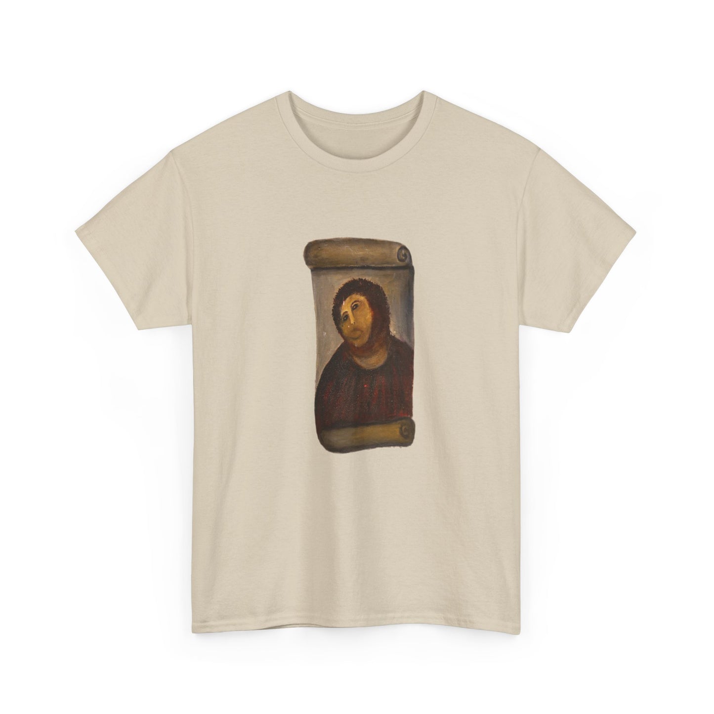 ecce homo botched restoration tshirt behold the monkey tshirt