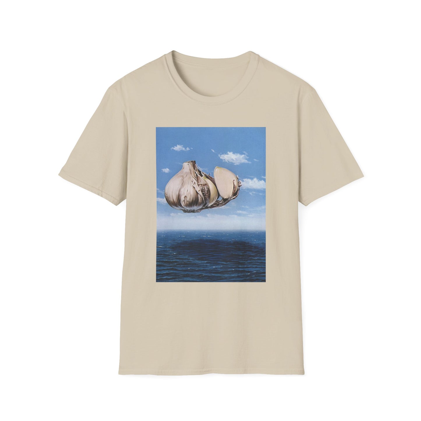 early 70s kazuo haba garlic painting tshirt