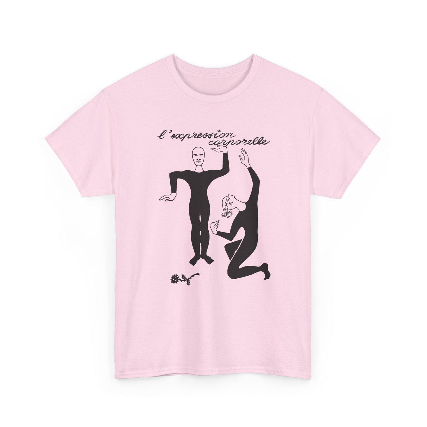 1968 french illustration of mimes from initiation au mime reproduction tshirt