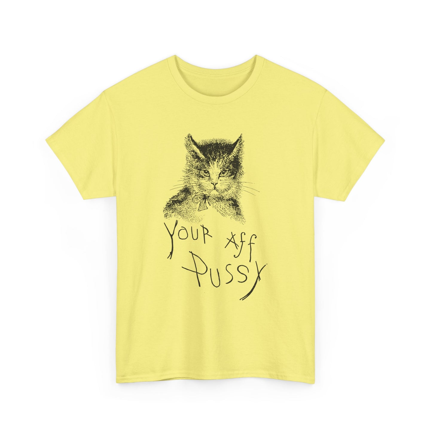 1879 letters from a cat by helen hunt jackson your affectionate pussy cat drawing by addie ledyard reproduction tshirt