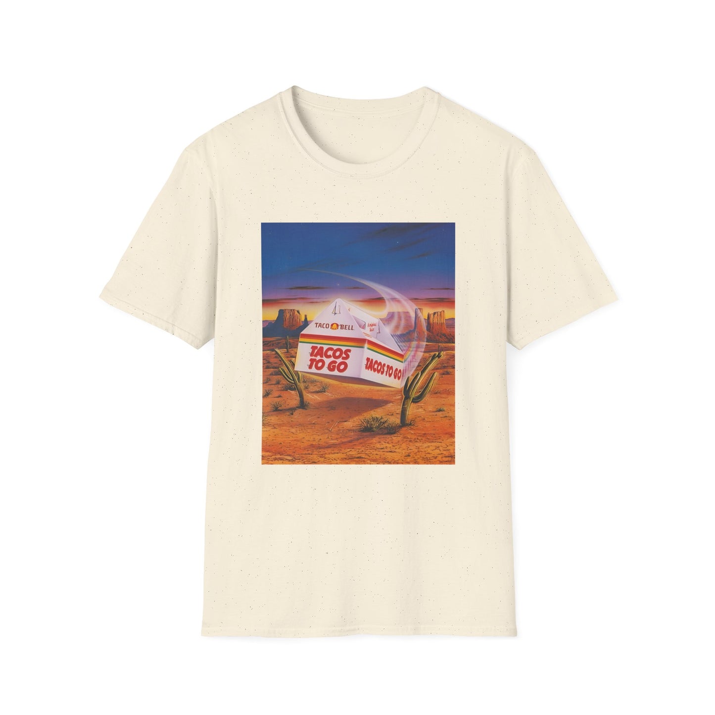 1980s retro taco bell advertisement tshirt