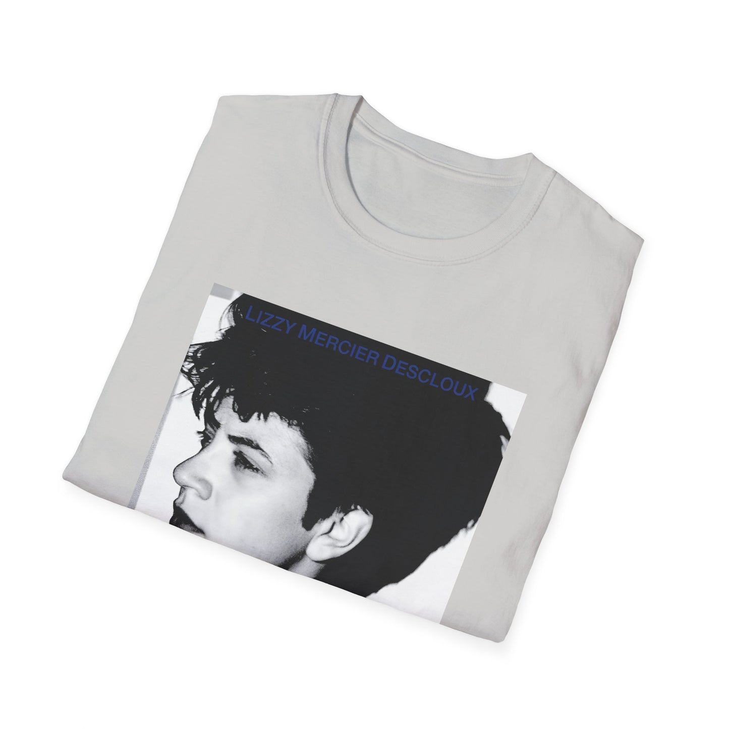 lizzy mercier descloux 1979 press color album cover tshirt