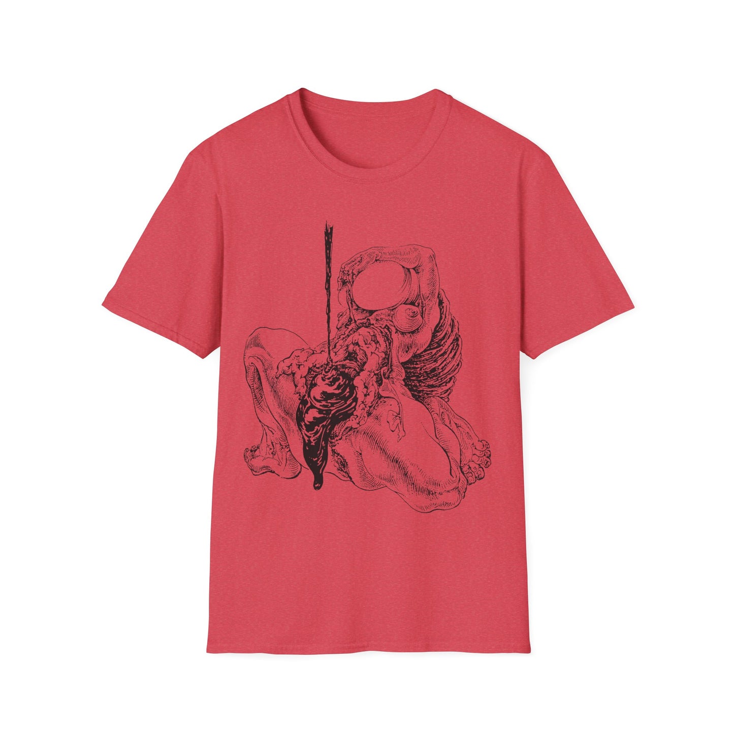 sibylle ruppert drawing from 1975 german avant garde journal tshirt