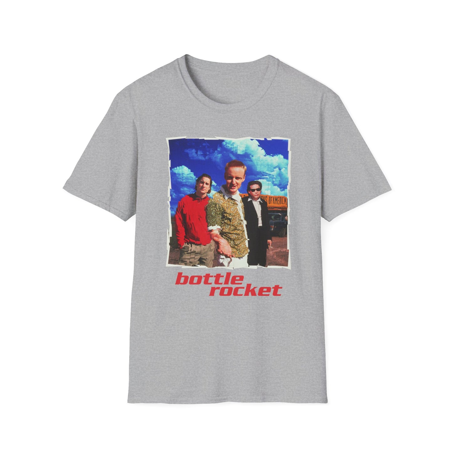 bottle rocket movie poster tshirt