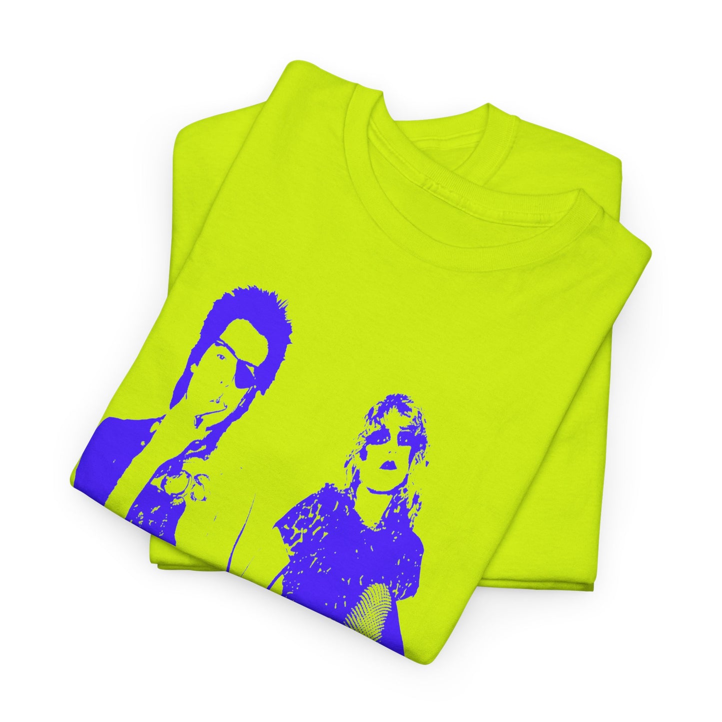 the real sid and nancy purple/blue stencil fan art tshirt