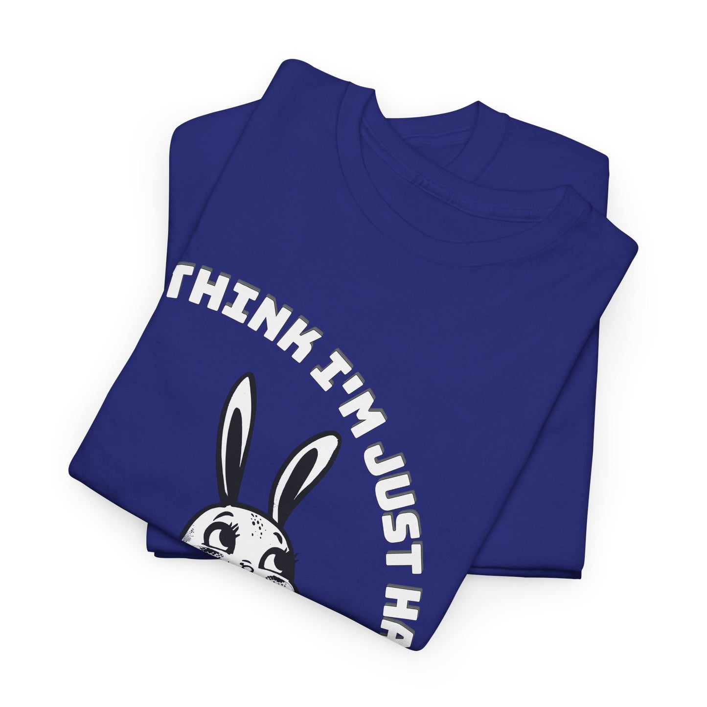 think I'm just happy nirvana song lyrics with bunny tshirt