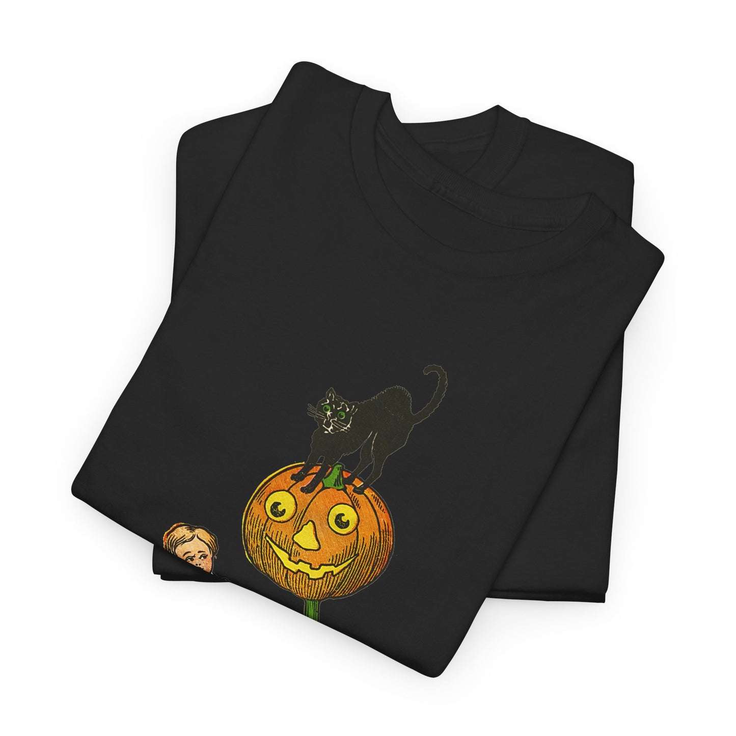 vintage halloween postcard reproduction tshirt