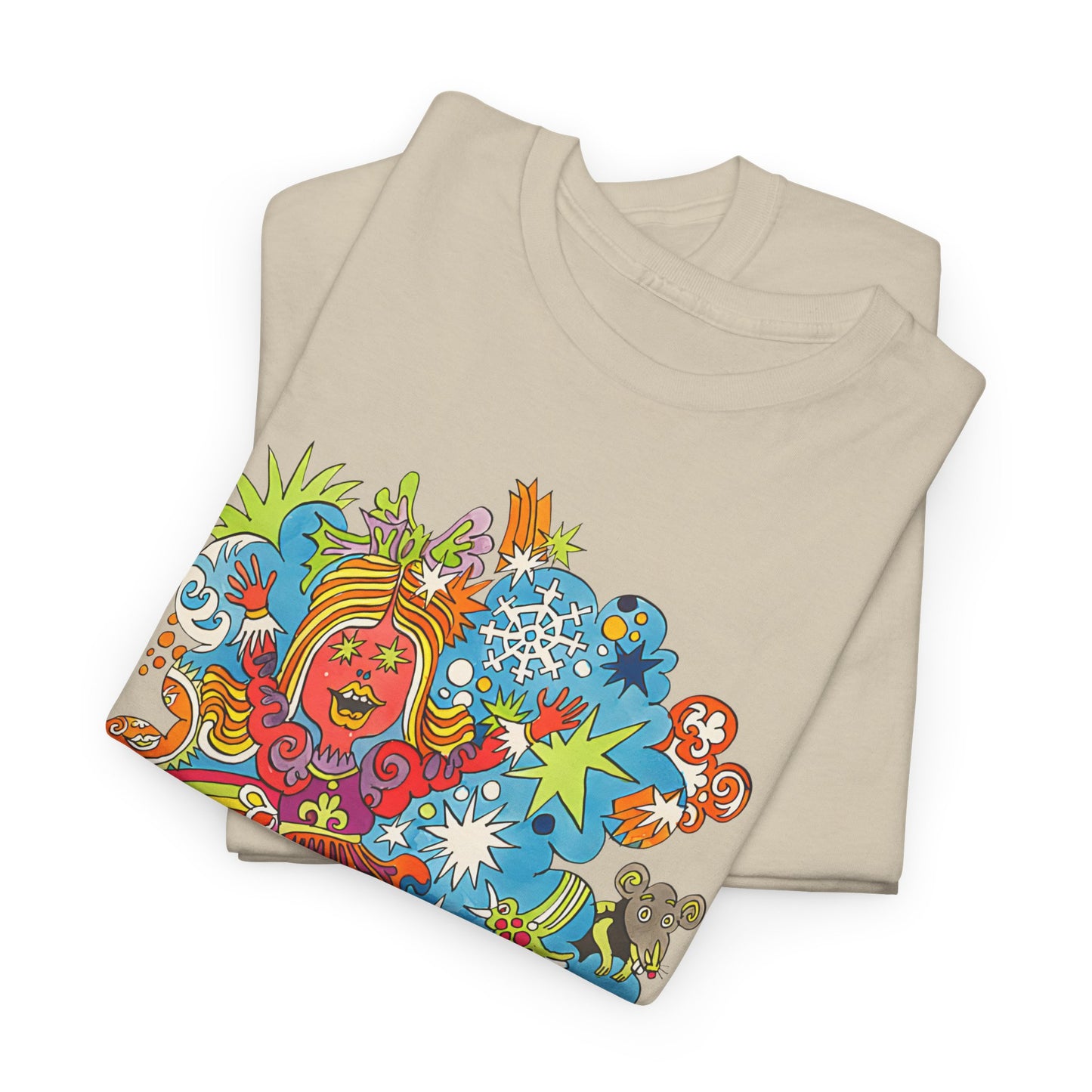 1970 stars slovak illustration by miroslav cipar reproduction tshirt