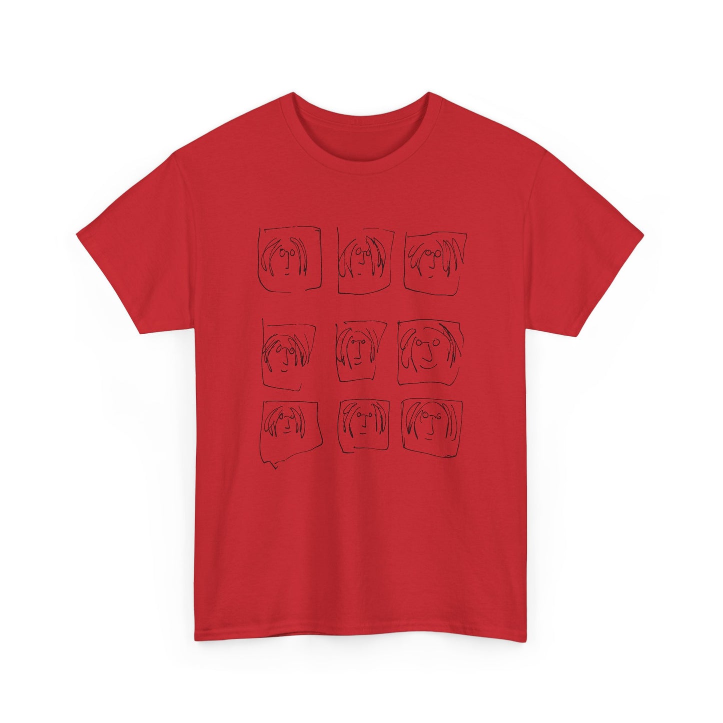 9 john lennons self portrait line drawings by john lennon whatmart edit tshirt
