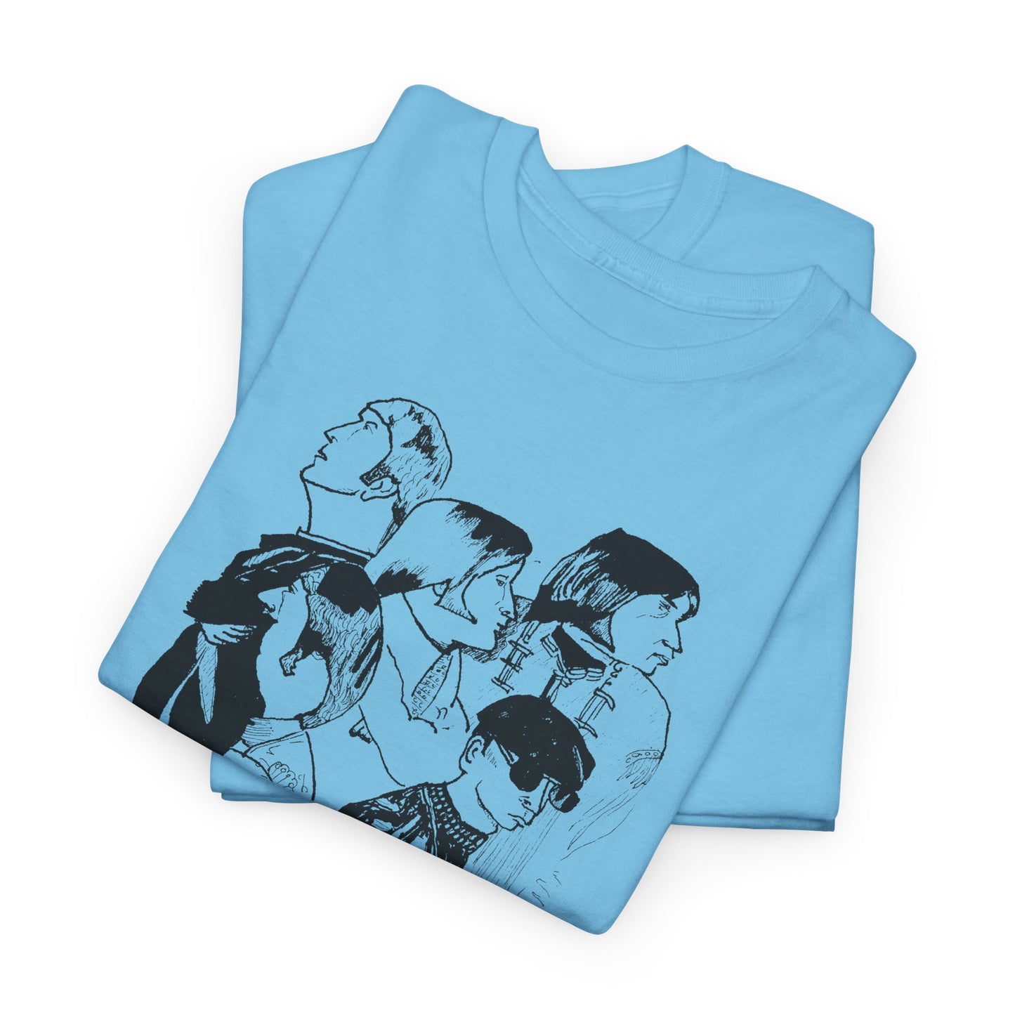 original drawing buffalo springfield fan art tshirt