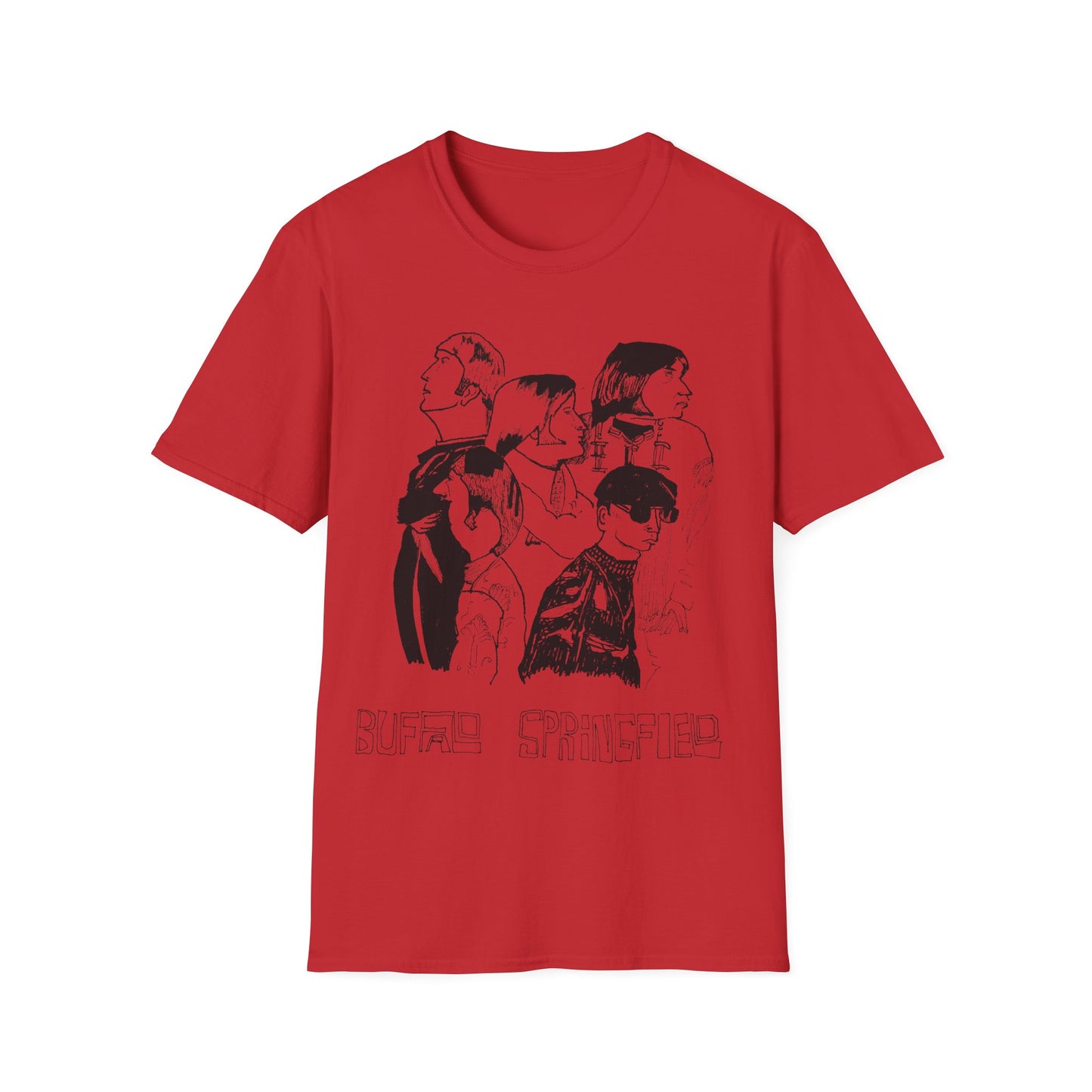 buffalo springfield original fan art drawing tshirt