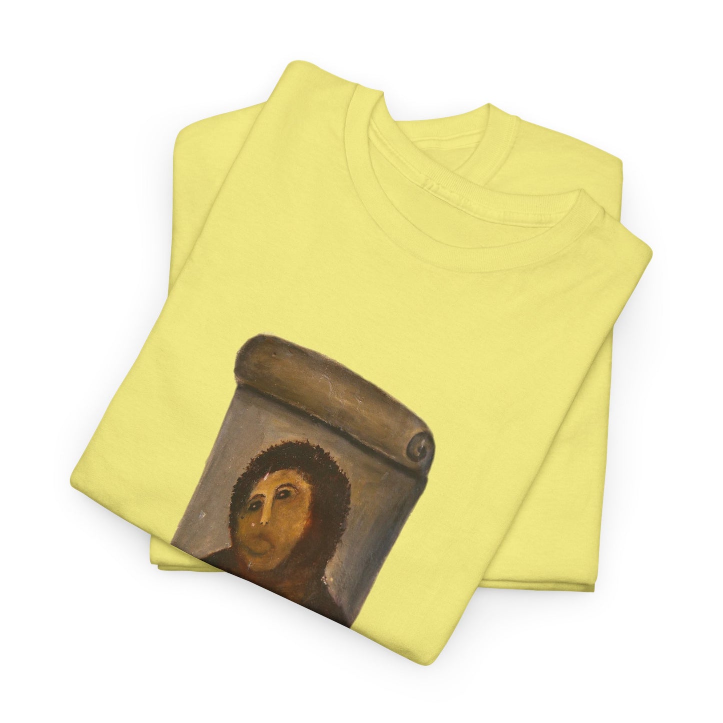 ecce homo botched restoration tshirt behold the monkey tshirt