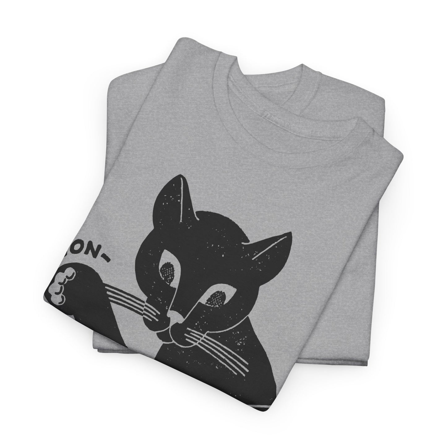 1940s cat's paw rubber heels and soles shoe company logo reproduction tshirt