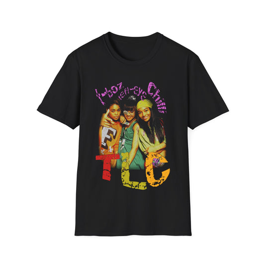 vintage style TLC t-boz left-eye chilli tshirt