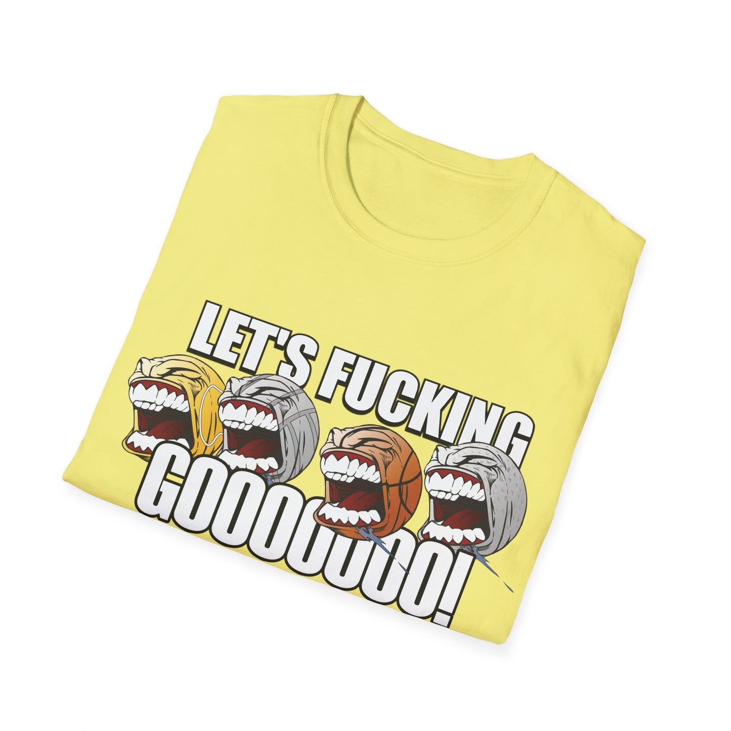 let's fucking go balls tshirt