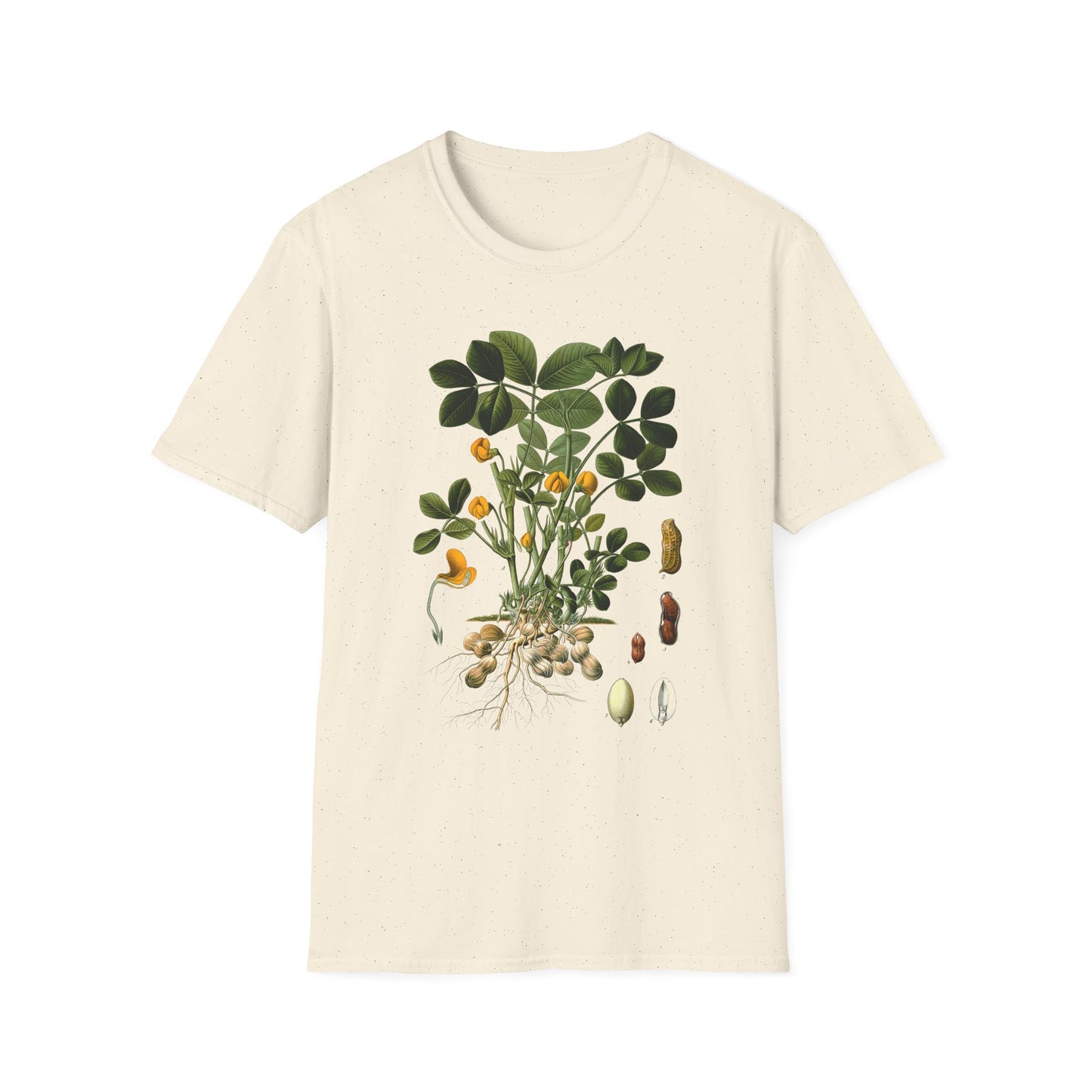 1887 peanut arachis (hypogaea) botanical print from kohler's plants by hermann adolph kohler tshirt