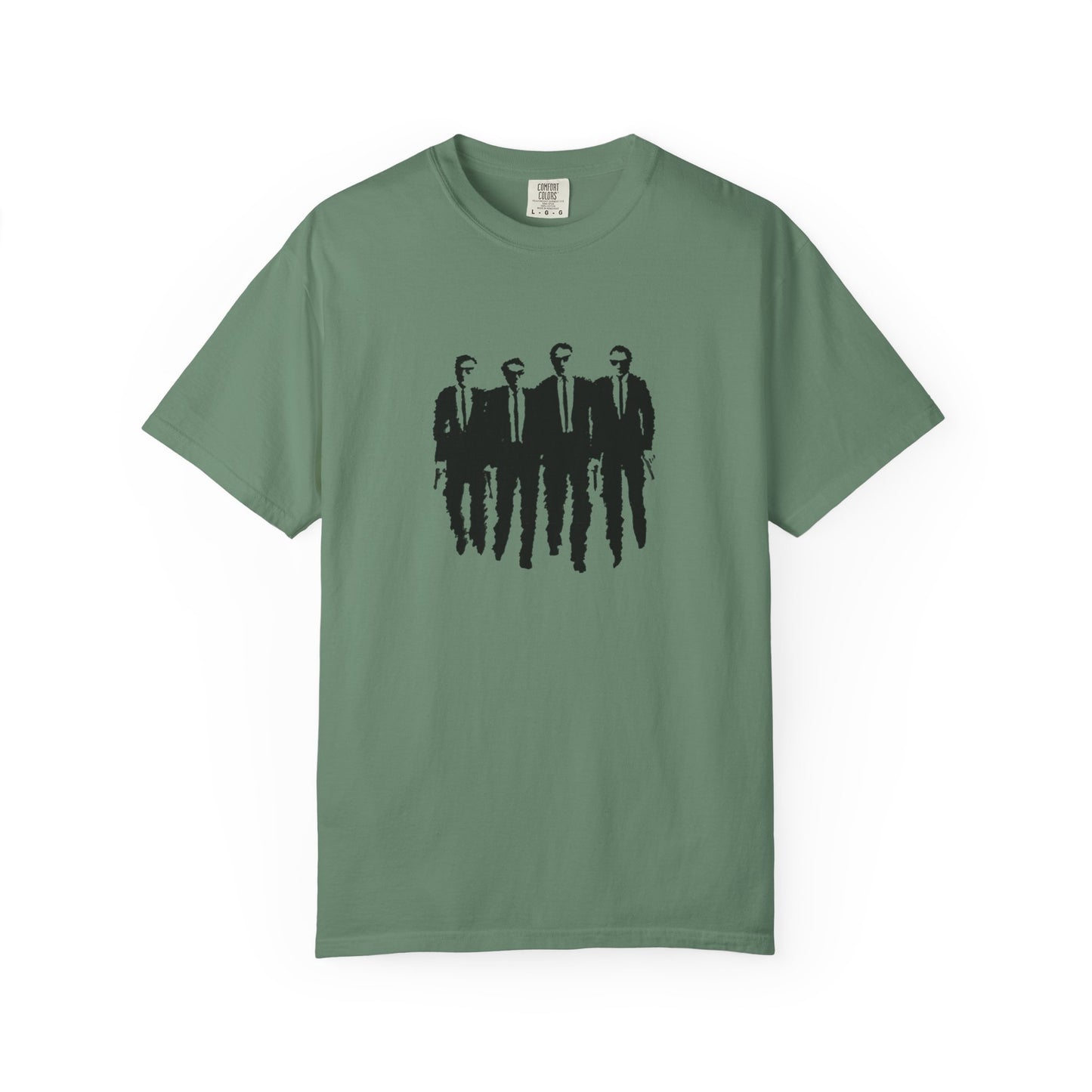 reservoir dogs vhs cover graphic tshirt on comfort colors