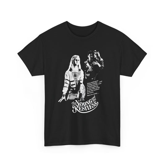 1987 tv ad for the young and the restless soap opera tshirt