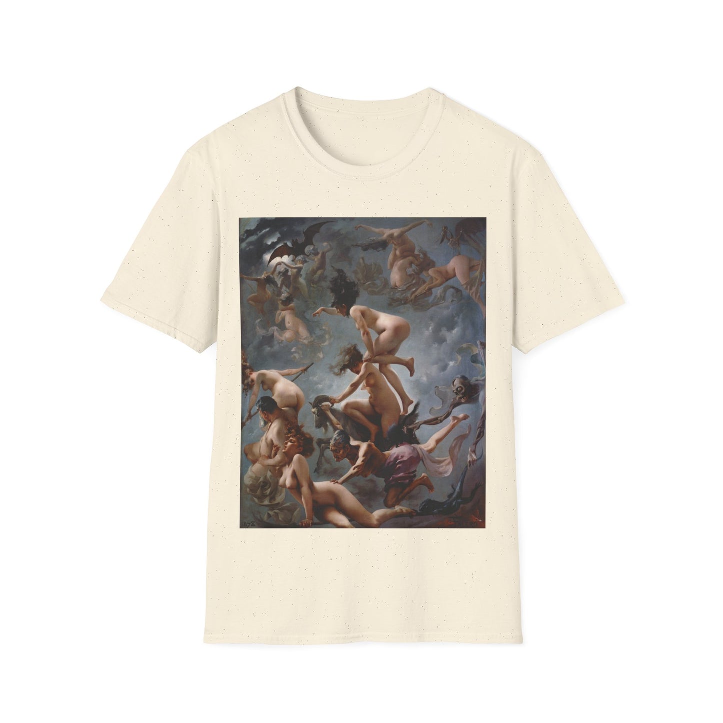 1878 painting witches going to their sabbath by luis ricardo falero tshirt