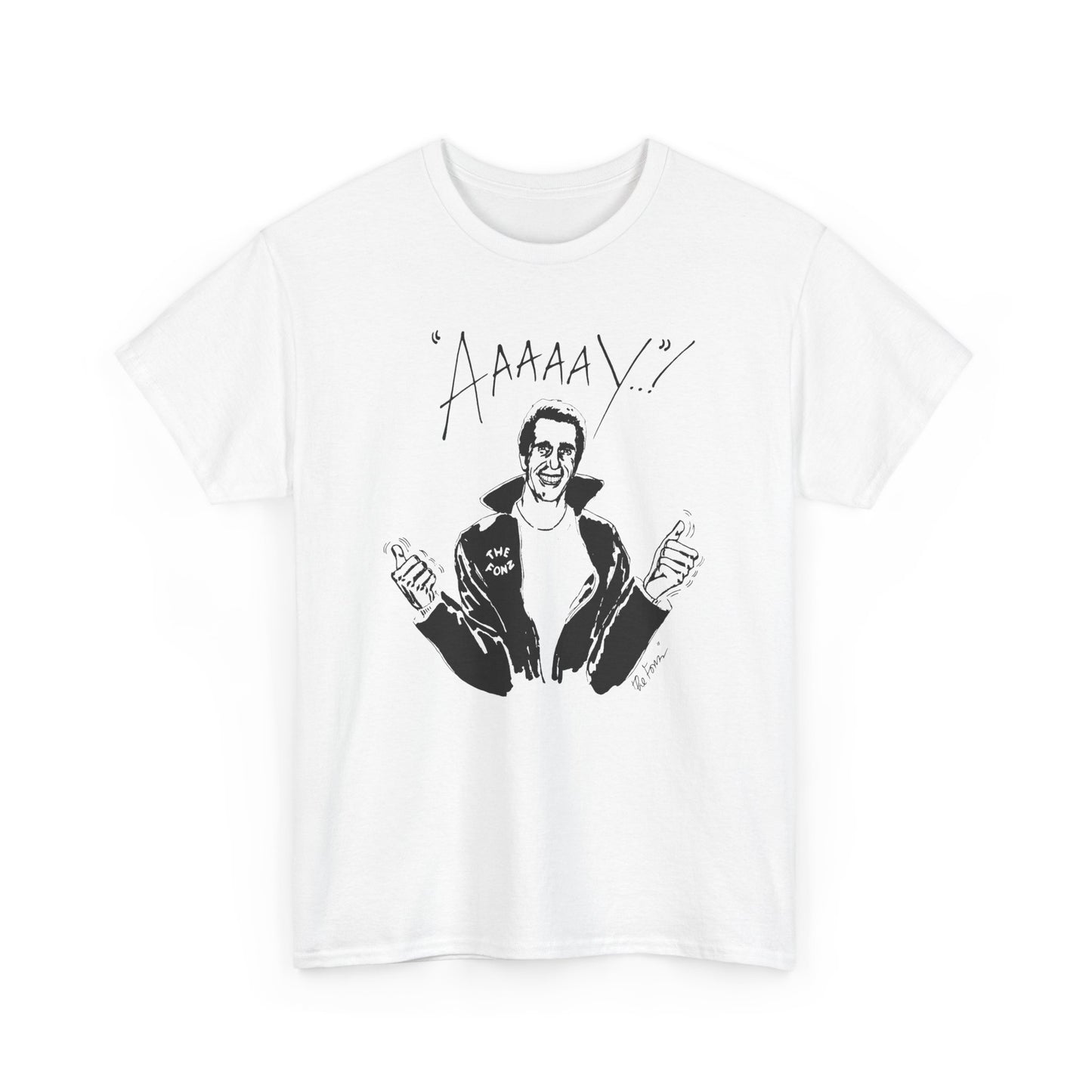 1976 jcpenny fonz tshirt reproduction tshirt
