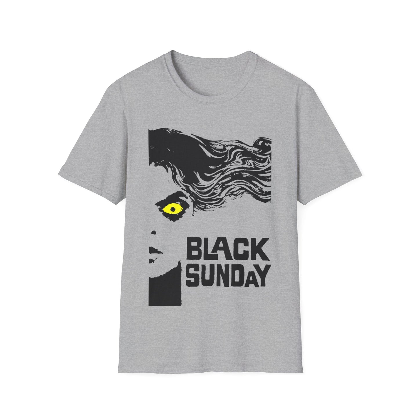 mario bava's 1960 italian gothic horror movie "black sunday" fan art tshirt