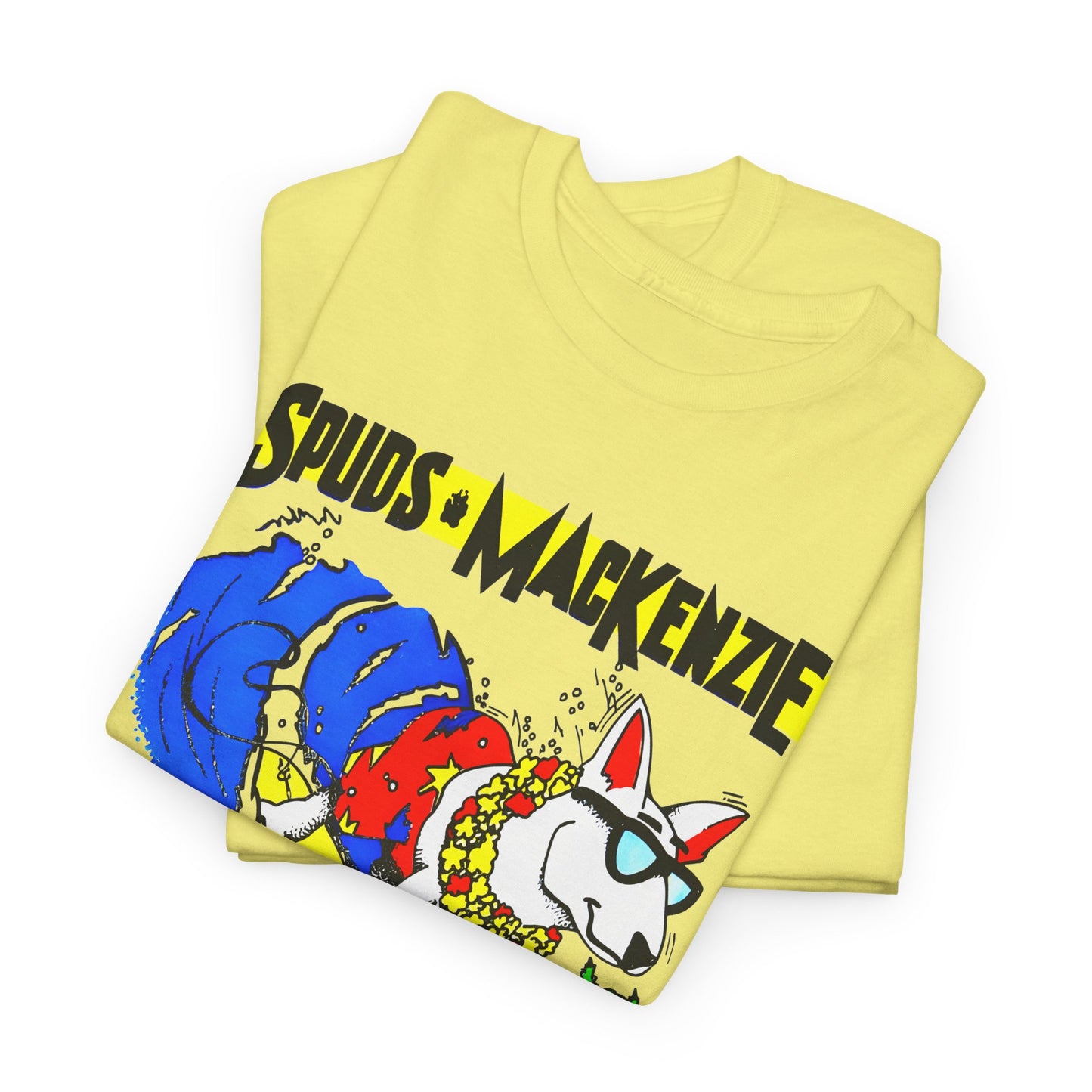 vintage spuds mackenzie the original party animal reproduction tshirt