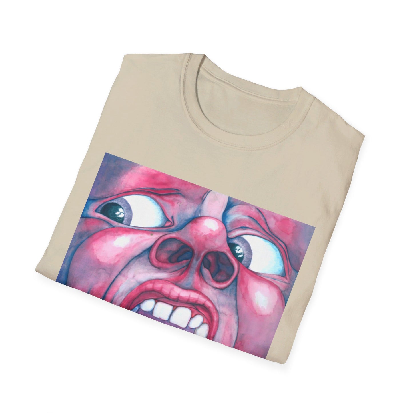 king crimson in the court of the crimson king 1969 album cover tshirt