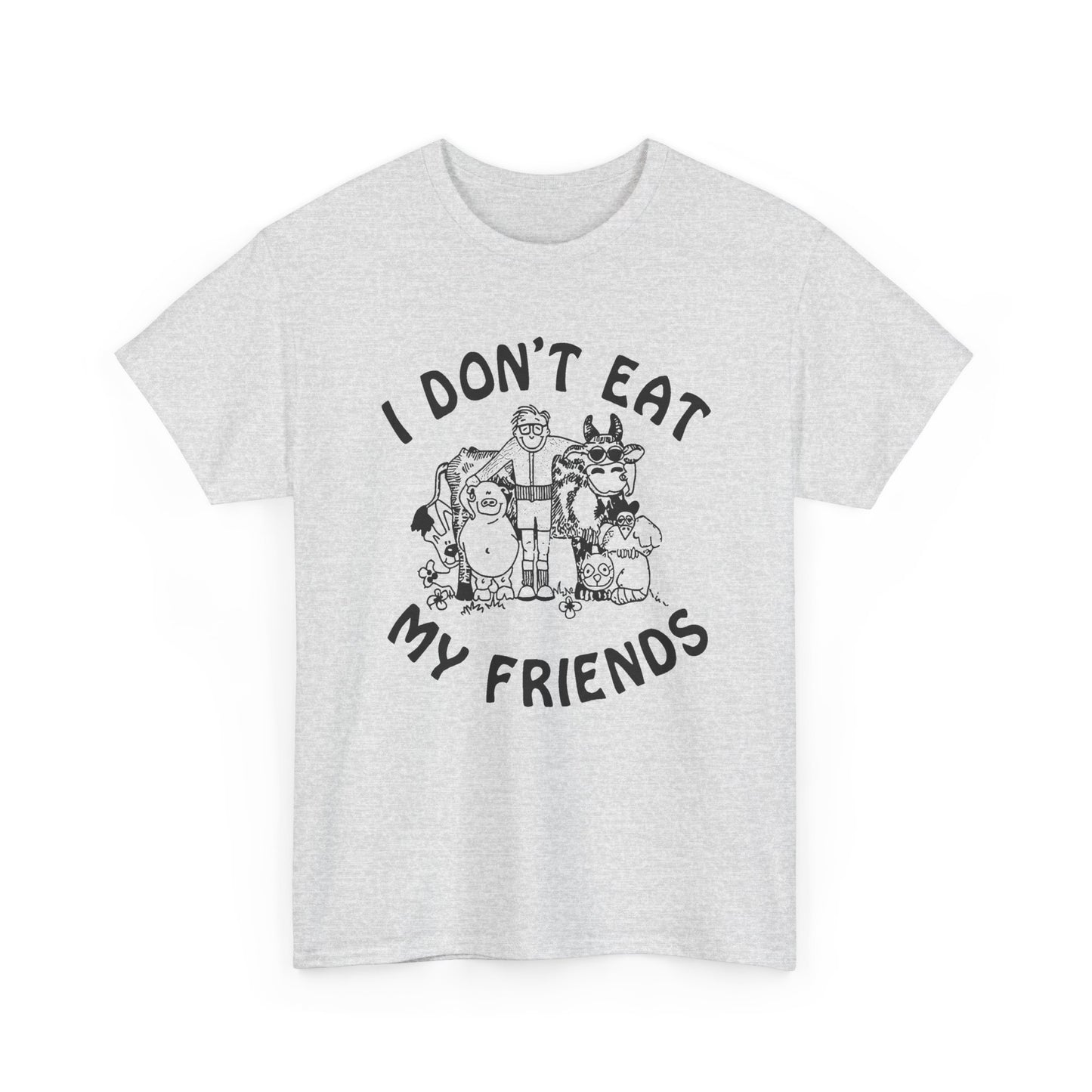 vintage i don't eat my friends as worn by elvira mistress of the dark reproduction tshirt