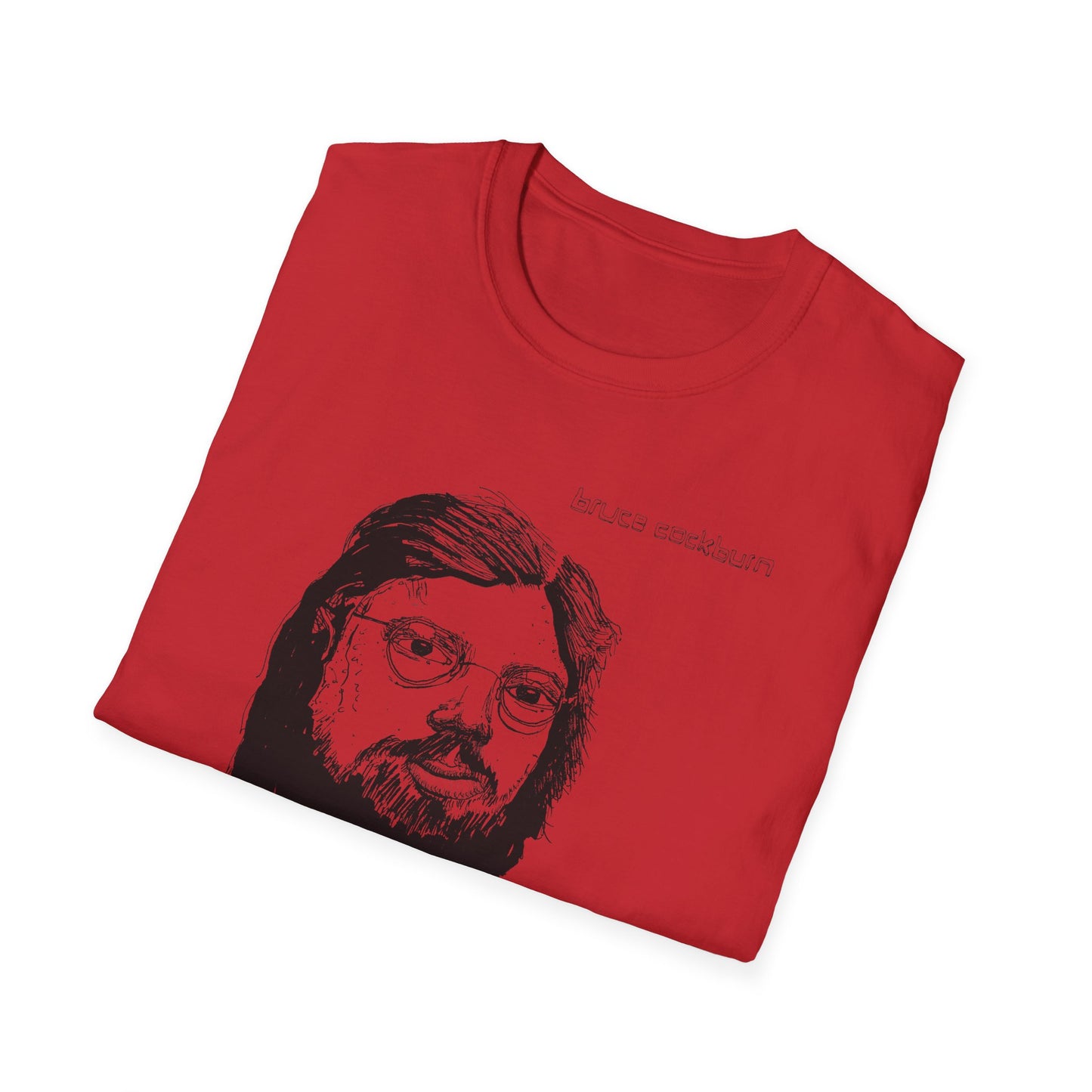 bruce cockburn original drawing tshirt
