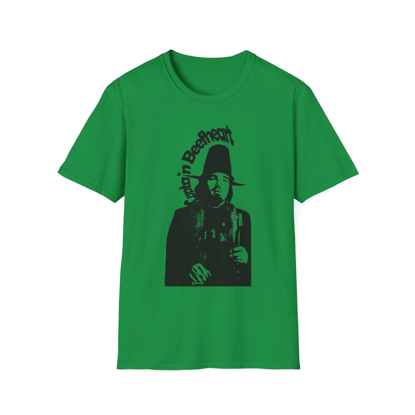 captain beefheart stencil in black tshirt