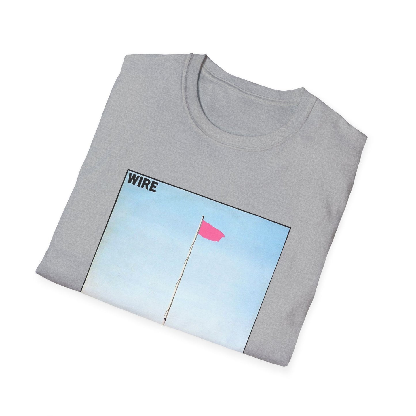 wire 1977 pink flag album cover tshirt