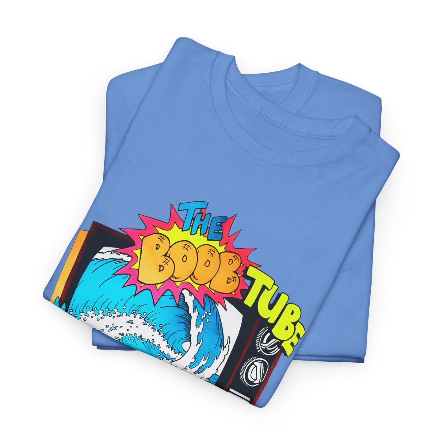 1980s boob tube surf style tv reproduction tshirt