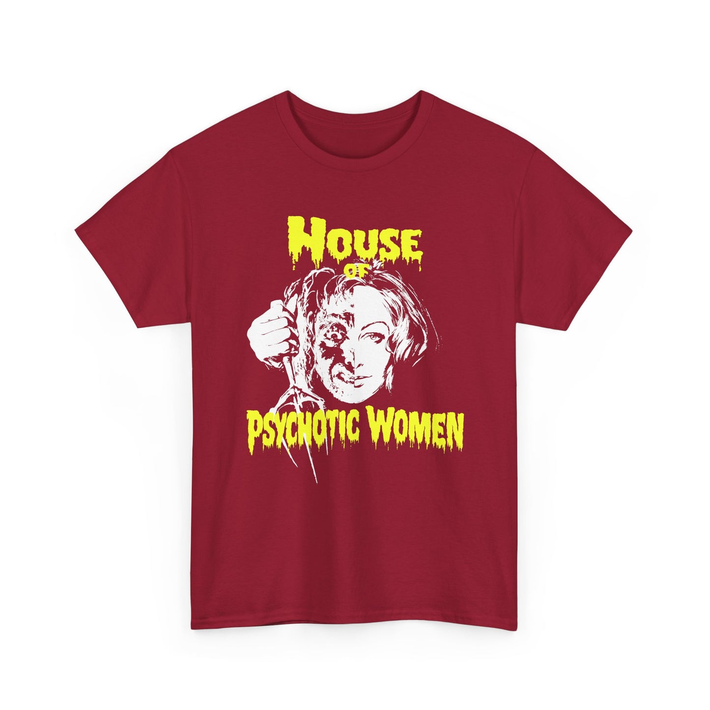 1973 house of psychotic women movie poster custom edit tshirt