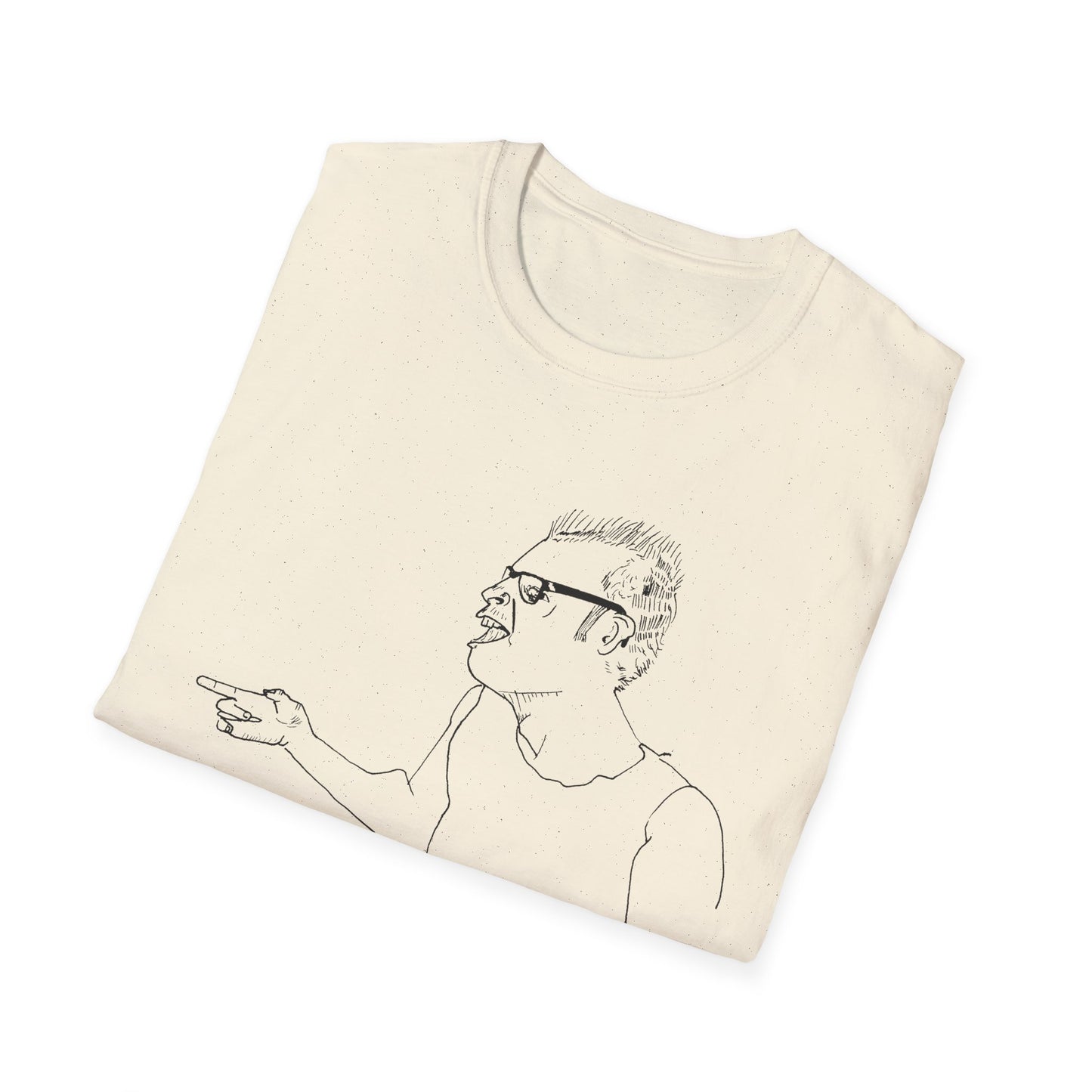 original drawing stick men with ray guns bobby soxx tshirt