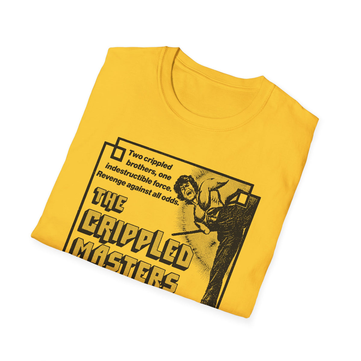 1979 hong kong martial arts film the crippled masters newspaper advertisement tshirt