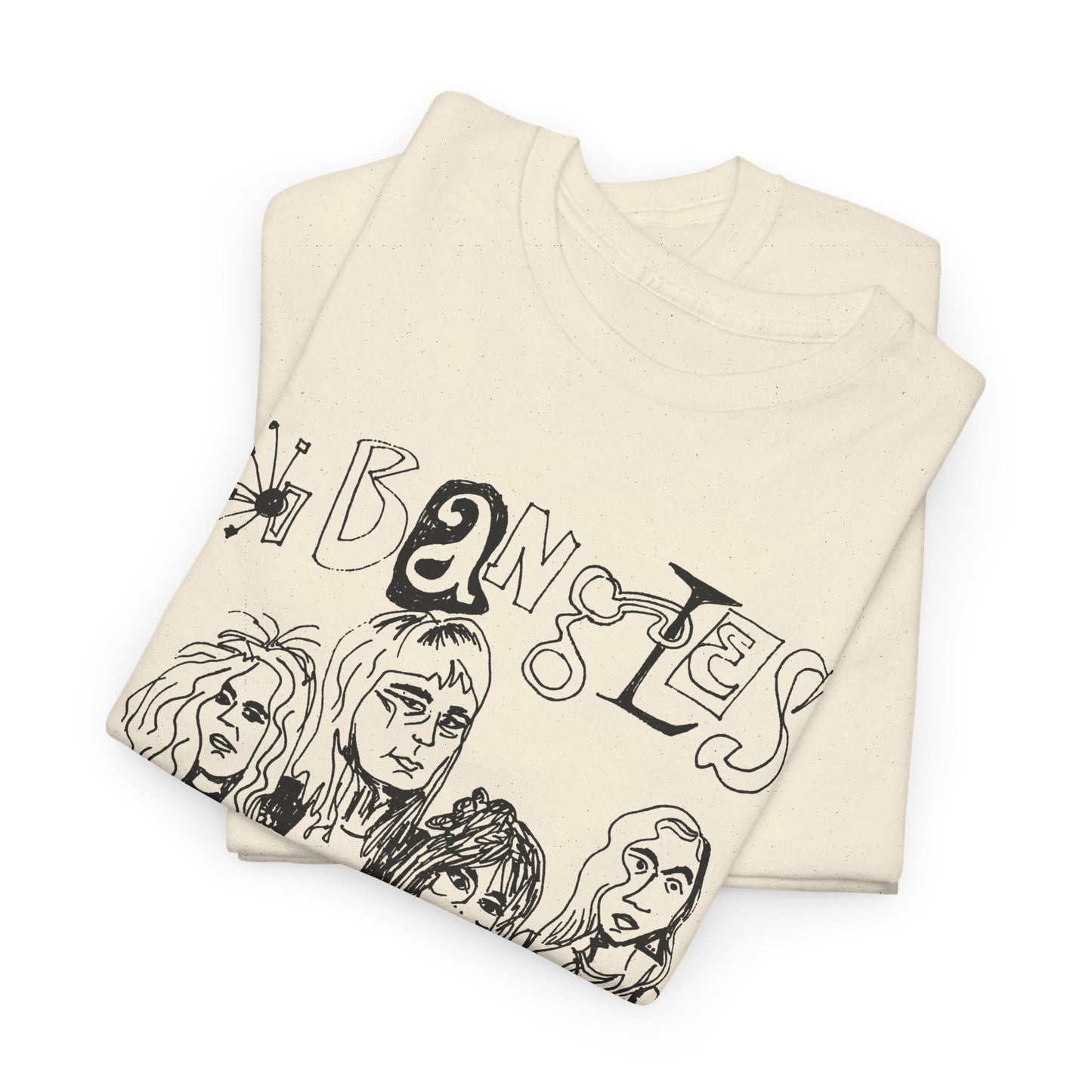 the bangles band original drawing tshirt