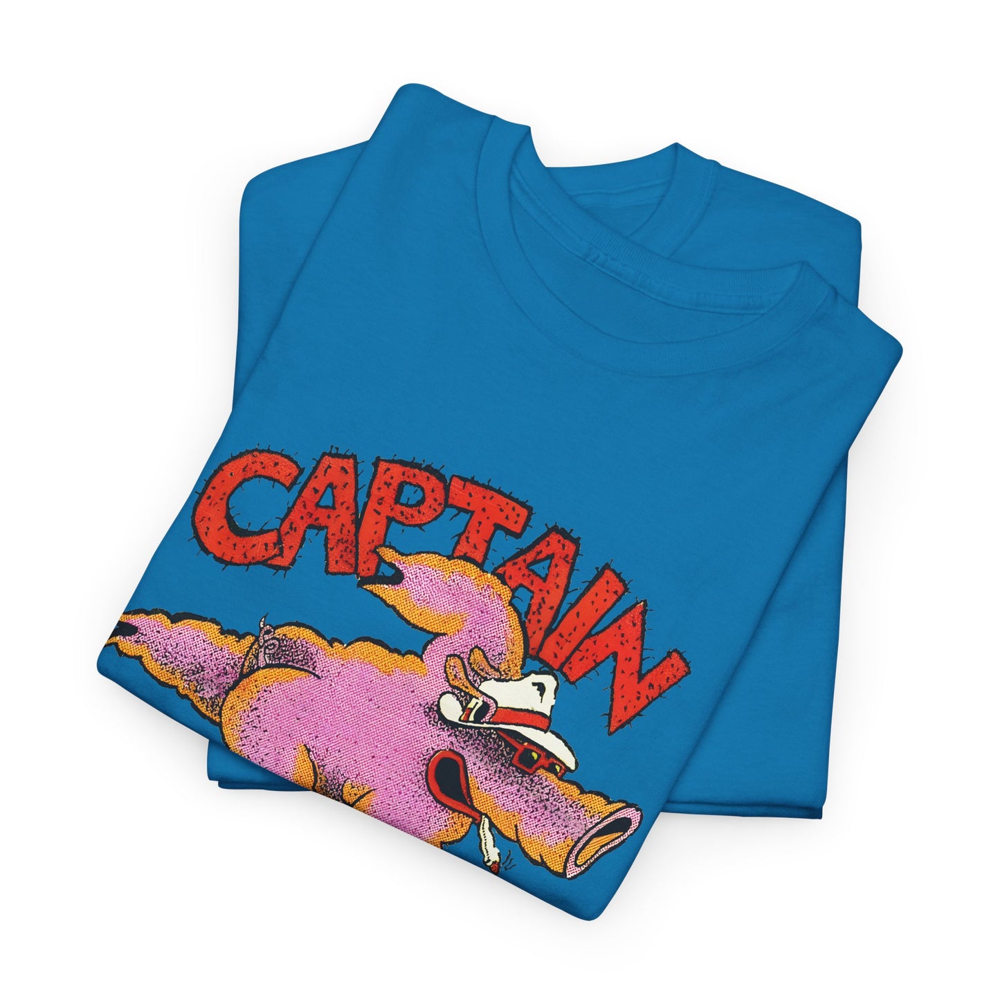 1970s australian surf counter culture illustration by tony edwards captain goodvibes reproduction tshirt