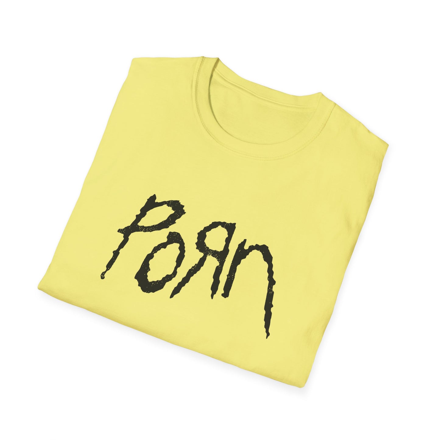 porn in the korn font tshirt 2