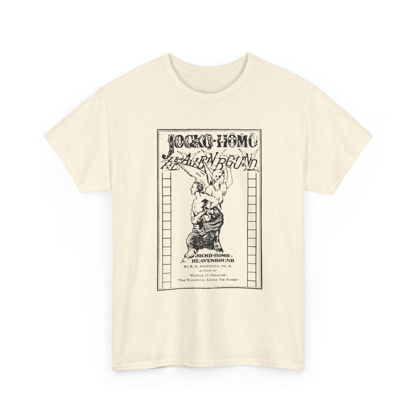 jocko-homo heavenbound b. h. shadduck 1925 religious pamphlet tshirt