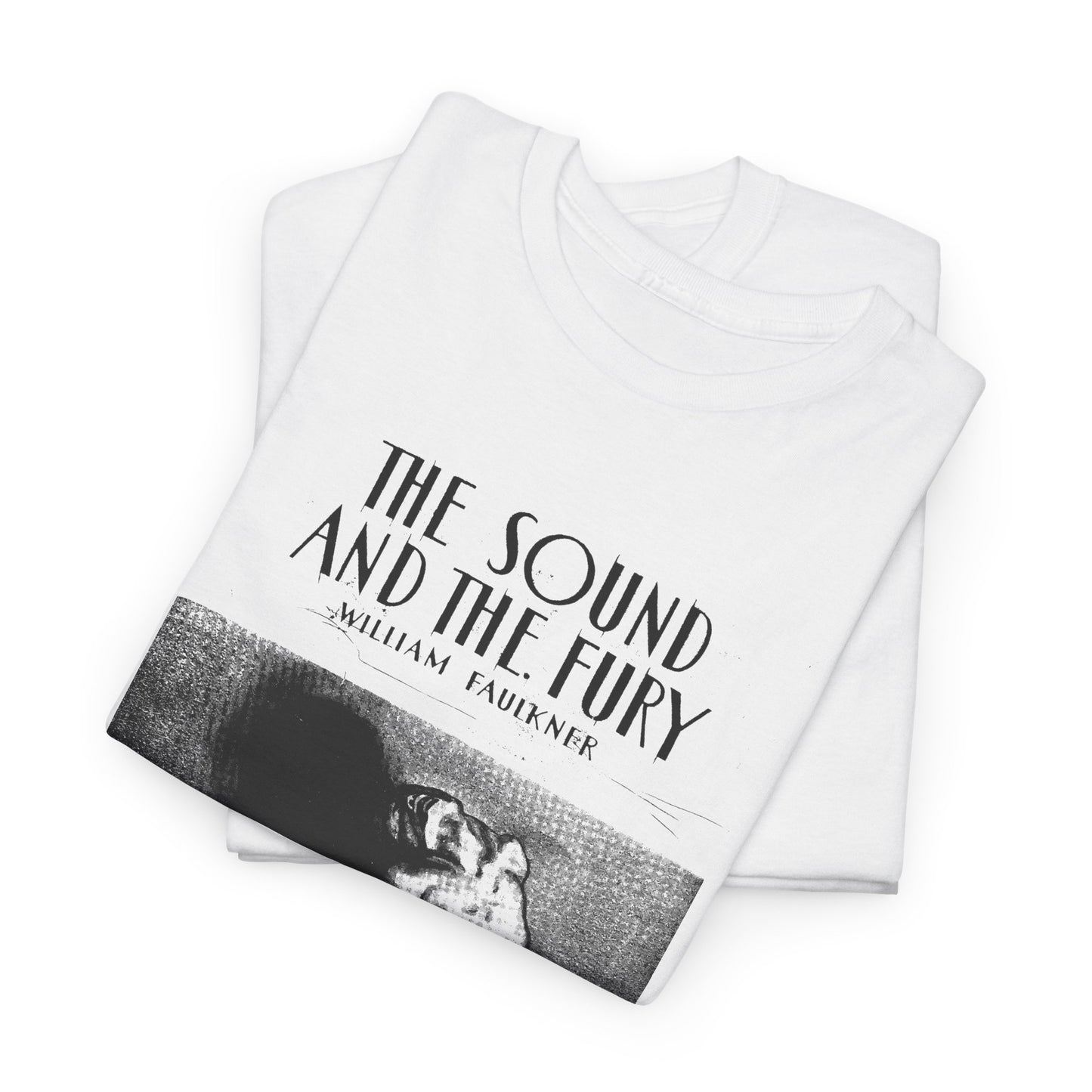 1929 the sound and the fury by william faulkner book cover edit tshirt