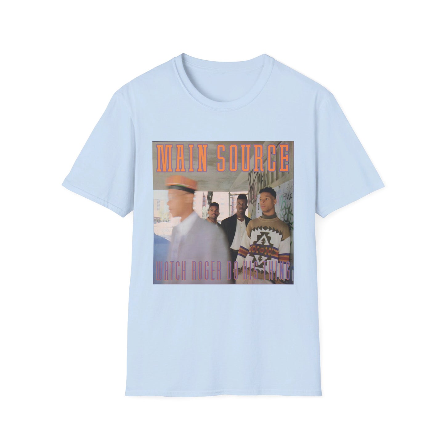 main source 1991 watch roger do his thing single tshirt